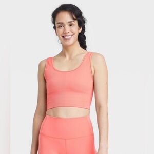 All in Motion Vibrant Coral Sports Bra.